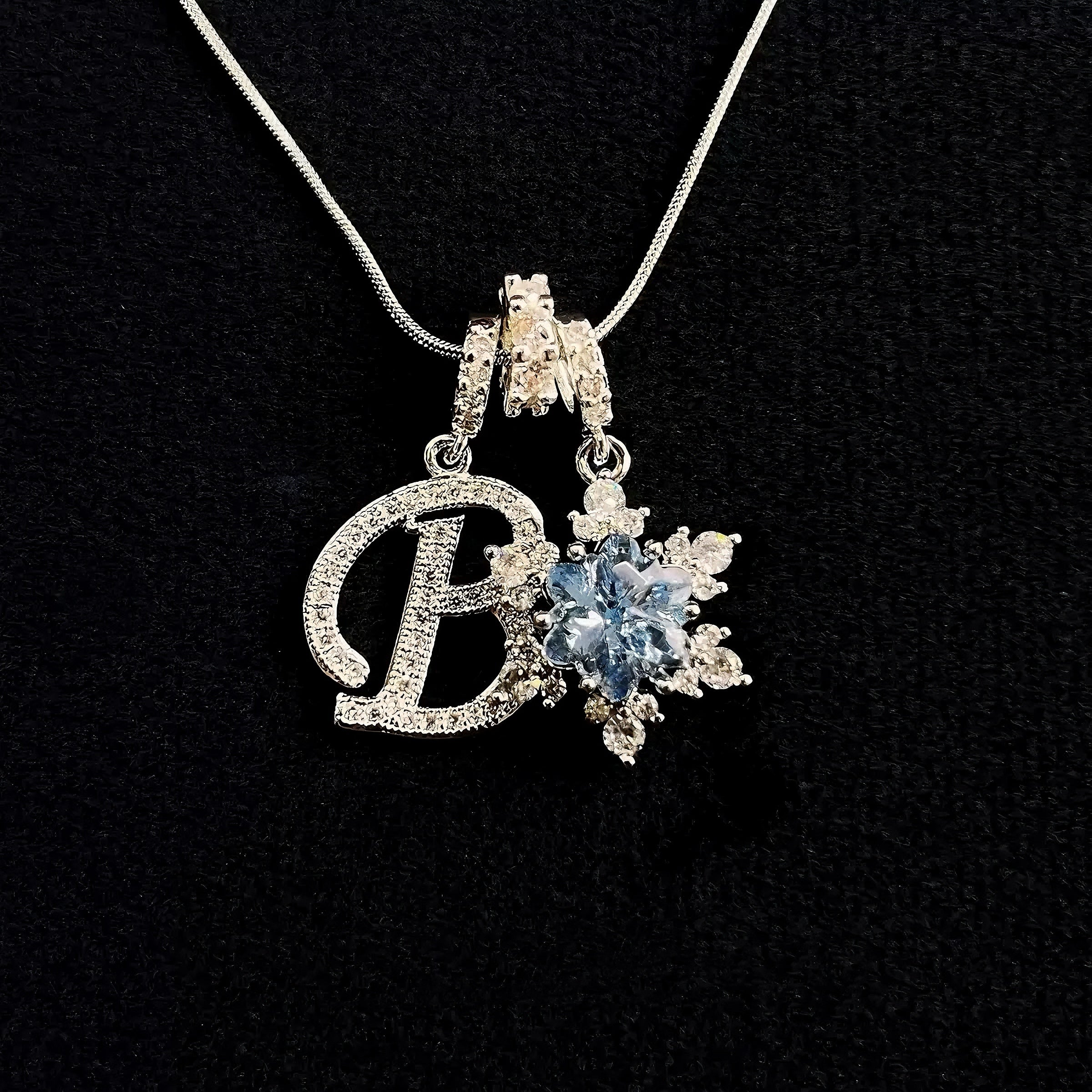 Bloom with B Necklace