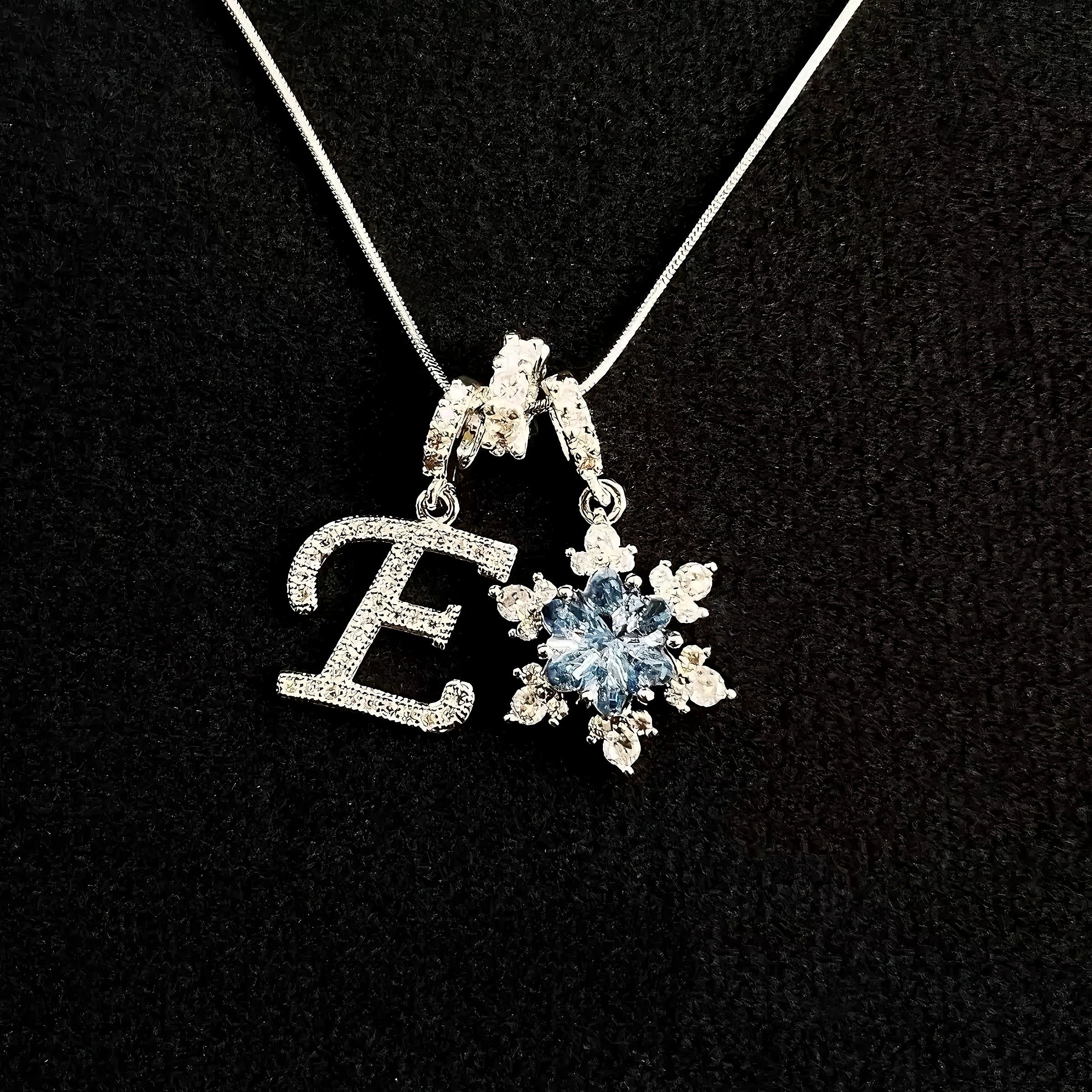 Bloom with E Necklace