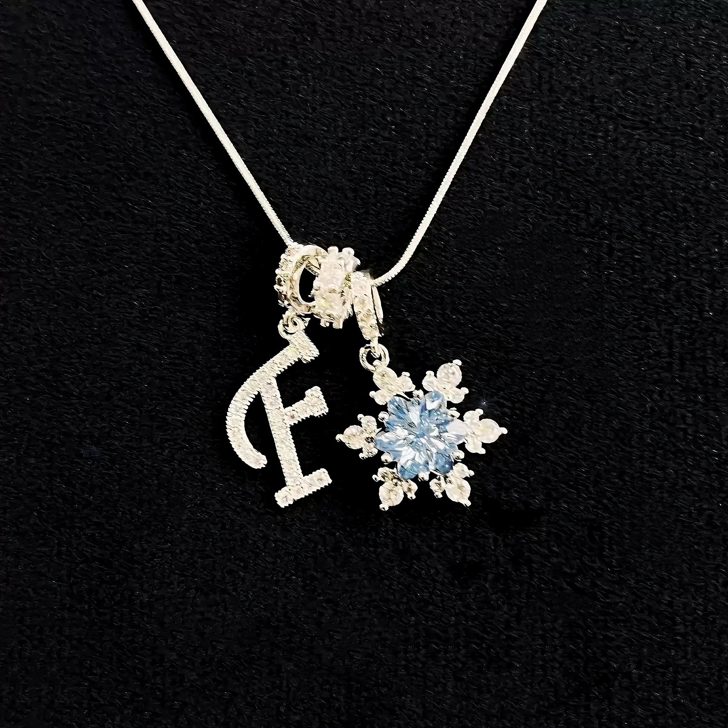 Bloom with F Necklace