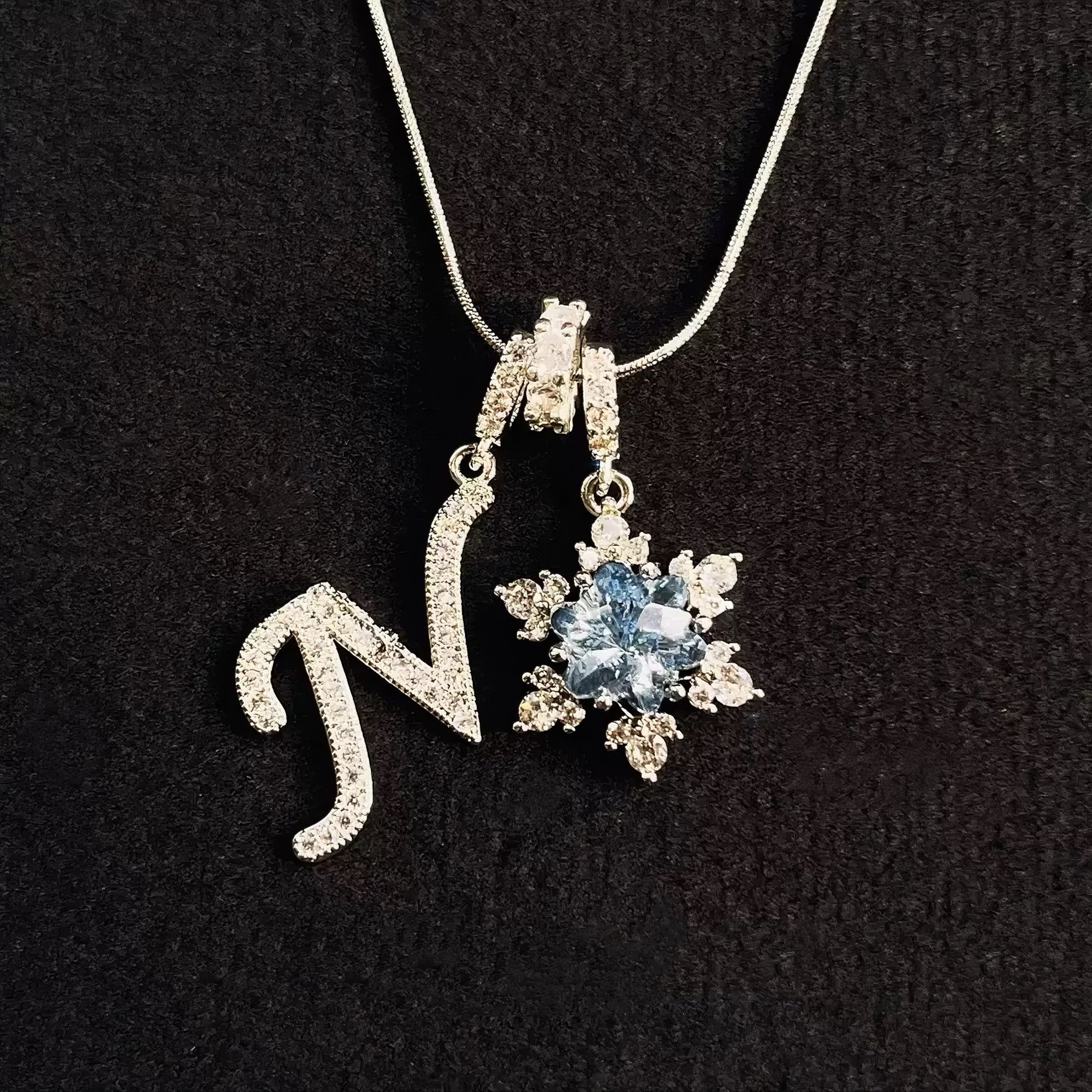 Bloom with N Necklace