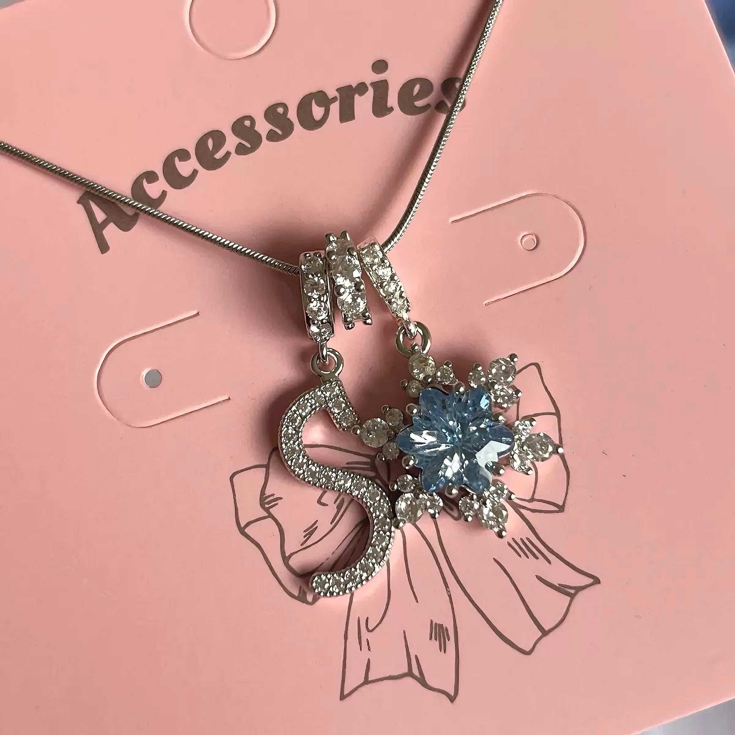 Bloom with S Necklace