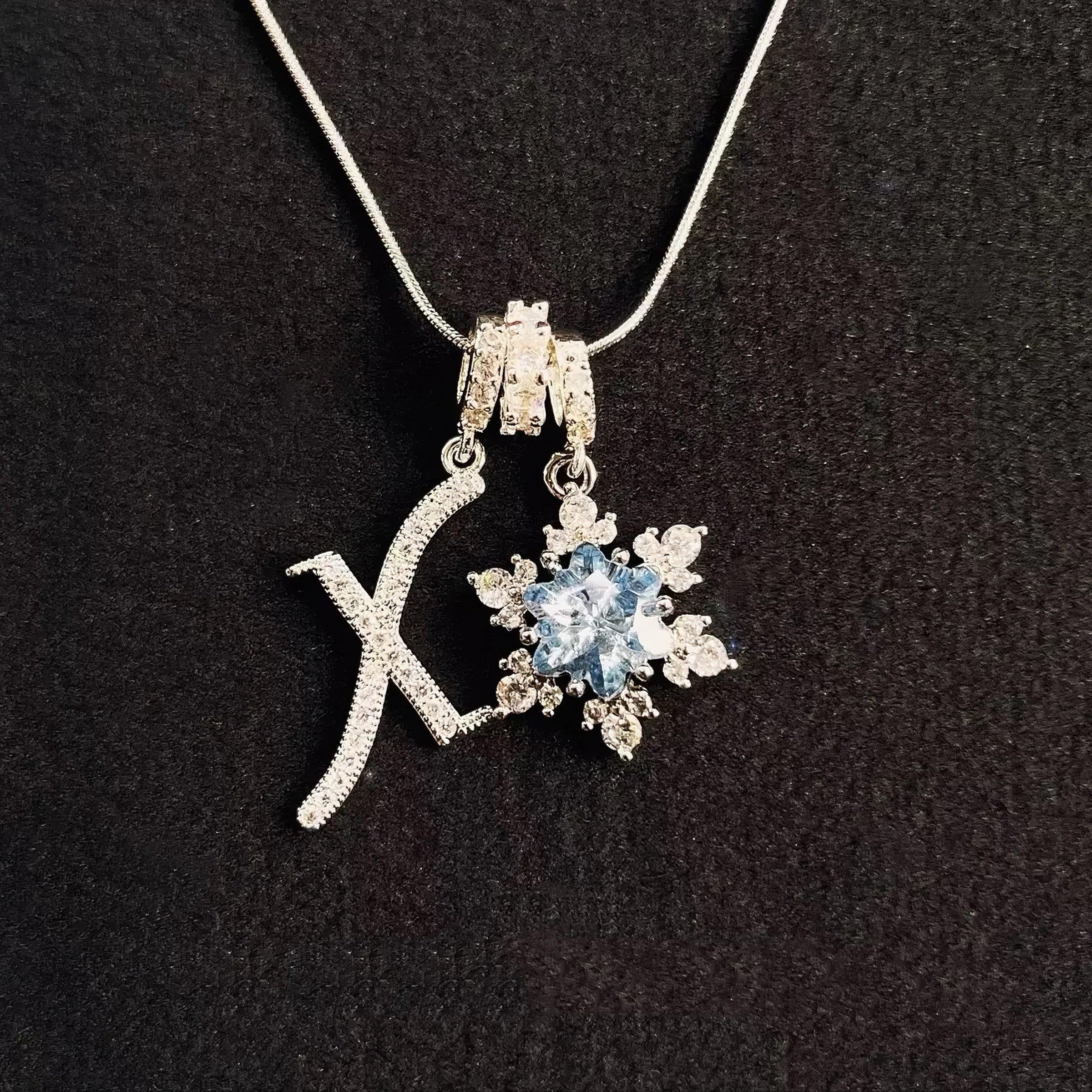 Bloom with X Necklace